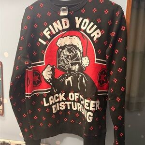 Star Wars Black and Red Darth Vader Crewneck Sweater